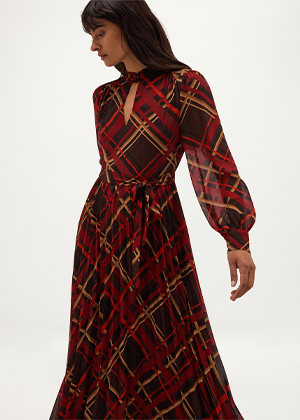Ophelia Check Dress