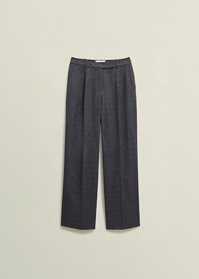 Emelie Wide Trouser With Wool