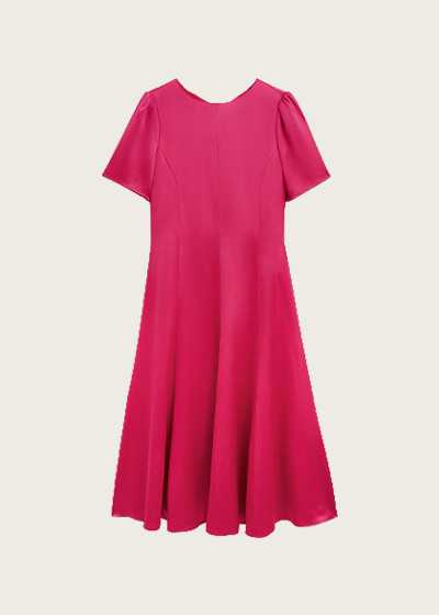 Camille Textured Satin Dress