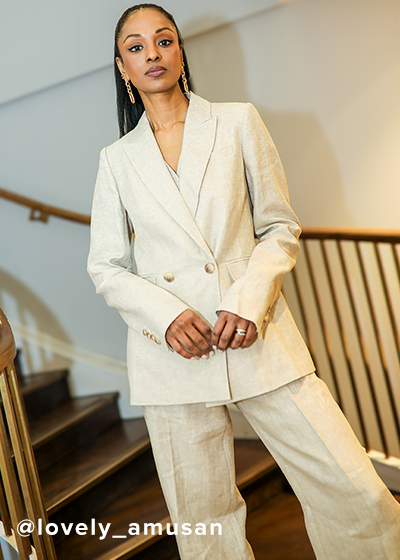 Alessia Linen Jacket