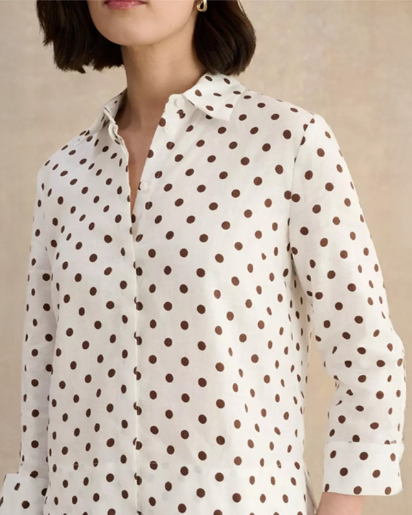 Nita Linen Spot Shirt