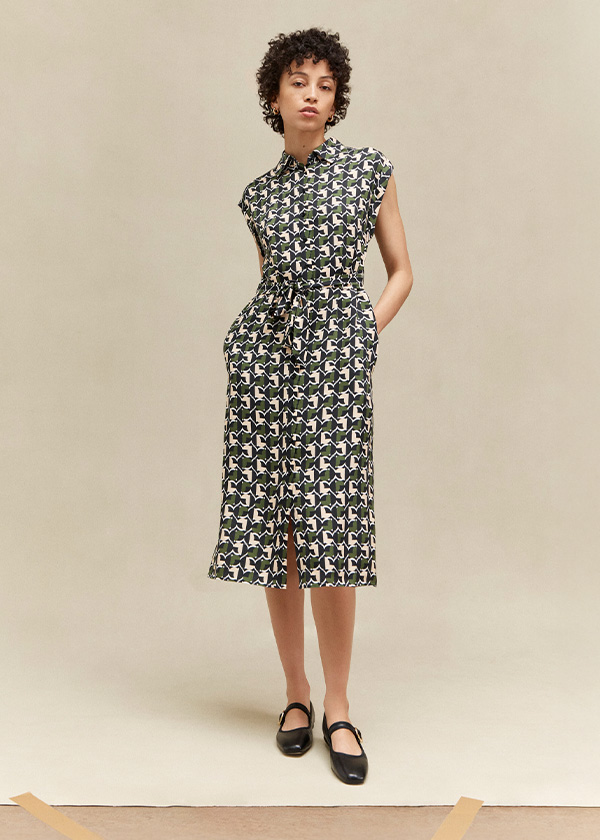 Kalinda Shirt Dress