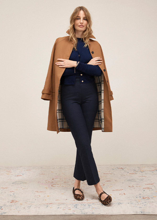 Vienna Shower Resistant Trench Coat