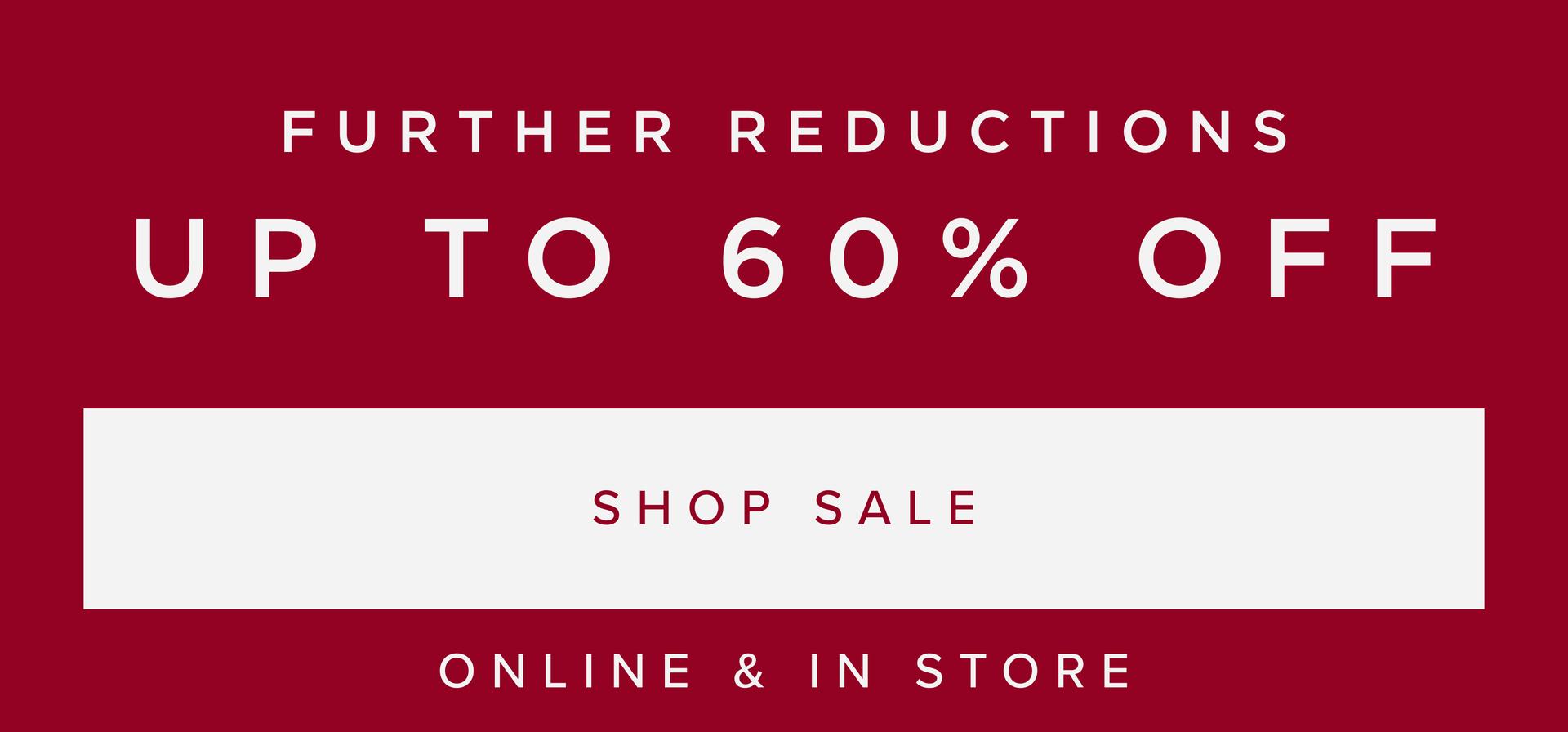 UP TO 60% OFF SALE