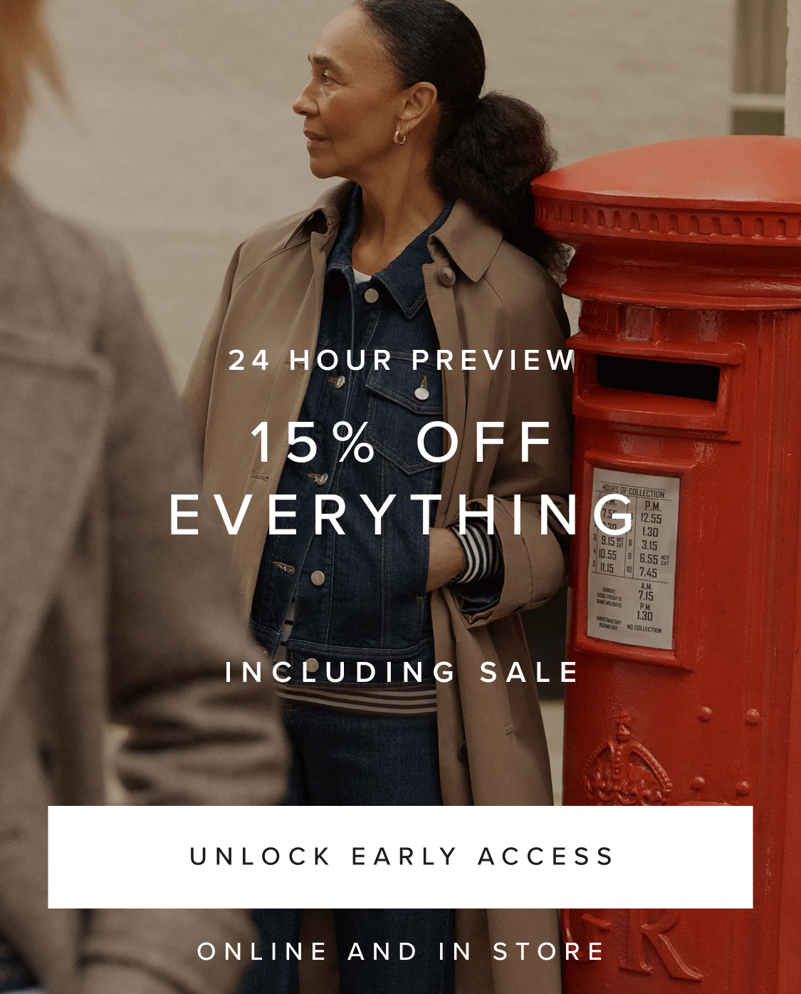 24hrs only | 15% off EVERYTHING.
