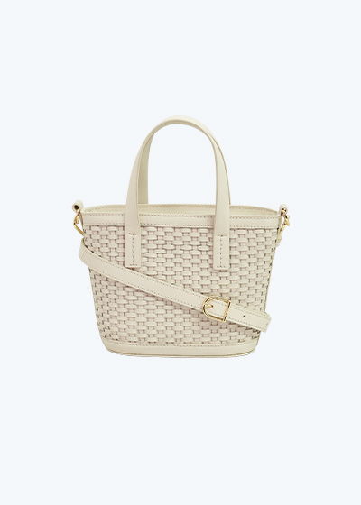 Posie Woven Leather Bag