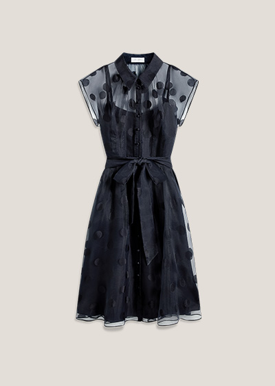 Tess Spot Shirt Dress