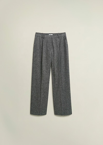 Emelie Wide Trouser With Wool