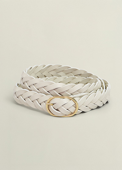 Meera Woven Leather Belt