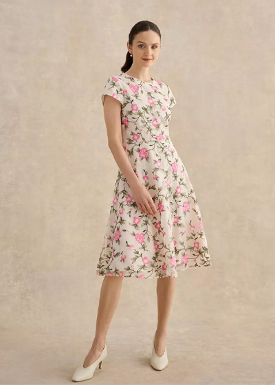 Tia Embroidered Dress