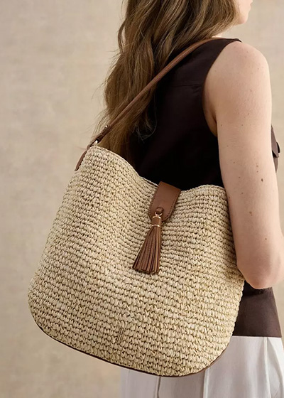 Brooke Raffia Bag