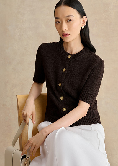 Melford Cotton Short Sleeve Cardigan