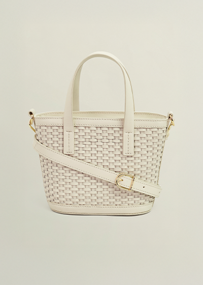 Posie Woven Leather Bag