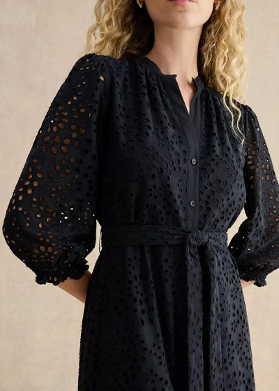 Cianna Cotton Broderie Dress