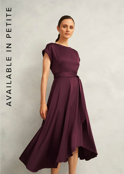 Agnes Satin Tie Dress