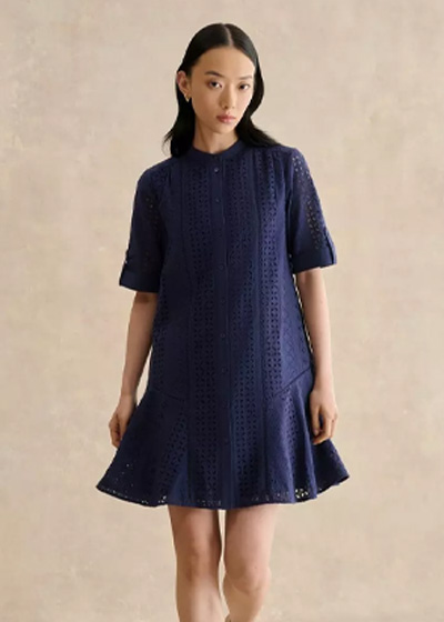 Jasmine Broderie Dress