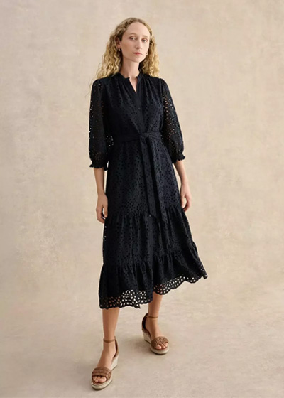 Cianna Cotton Broderie Dress
