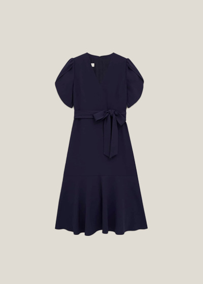 Pricilla Tie Midi Dress