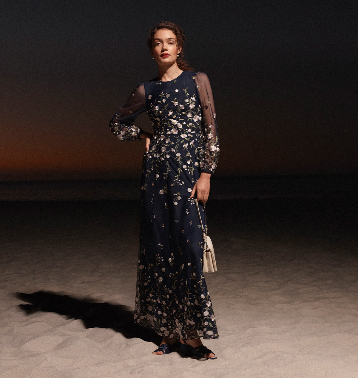 Judy Embroidered Maxi Dress