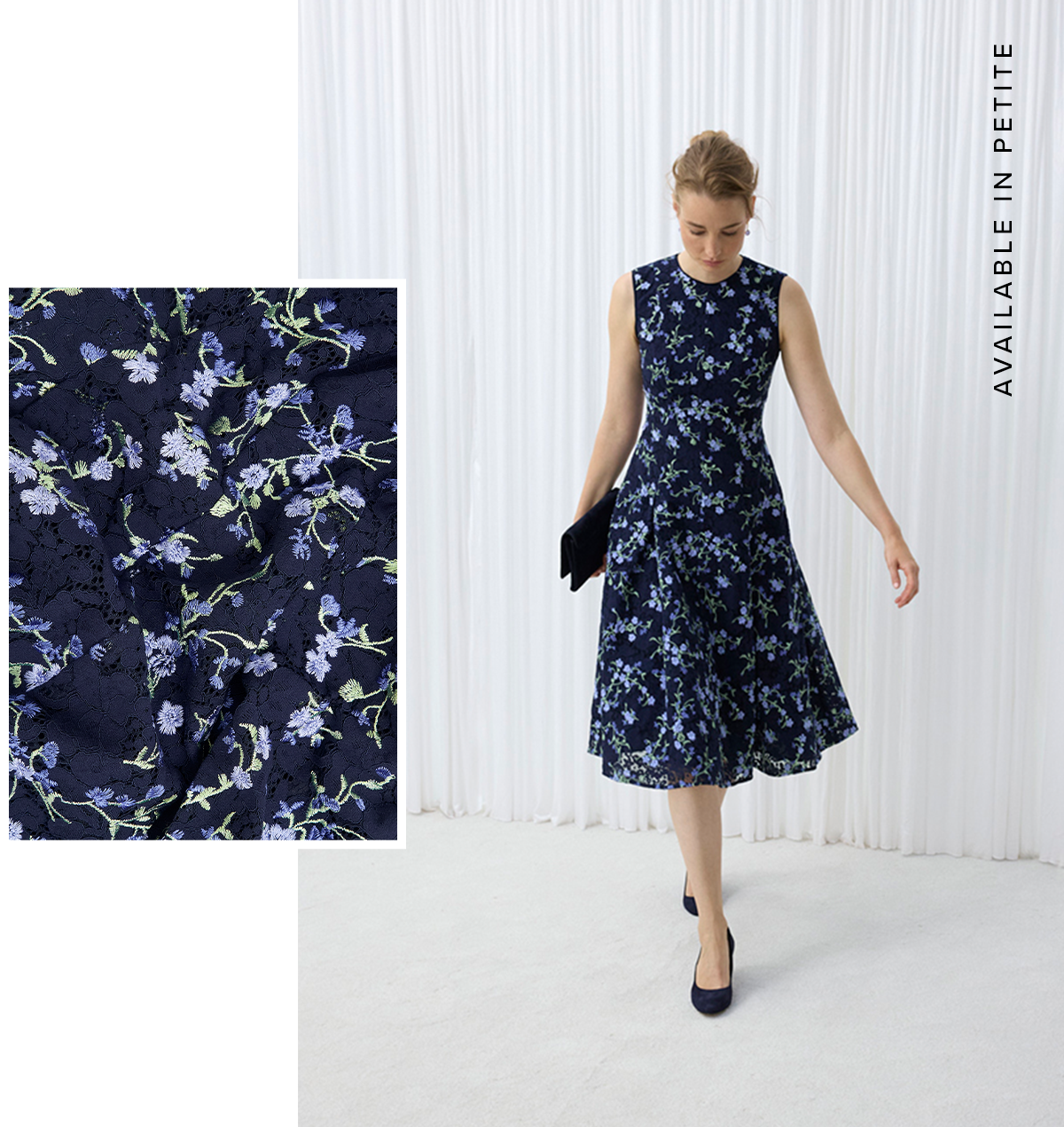 Ria Embroidered Floral Dress