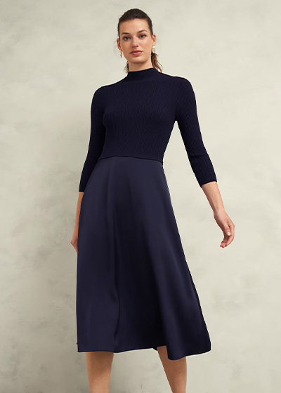 Trina Satin Knitted Dresses