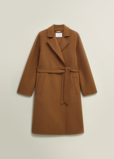 Lytham Wrap Coat with wool