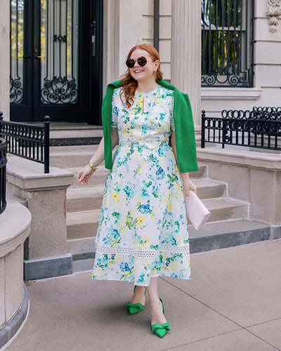 Winnie Floral Linen Dress