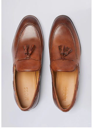 Highgate Brown Tassel Loafers