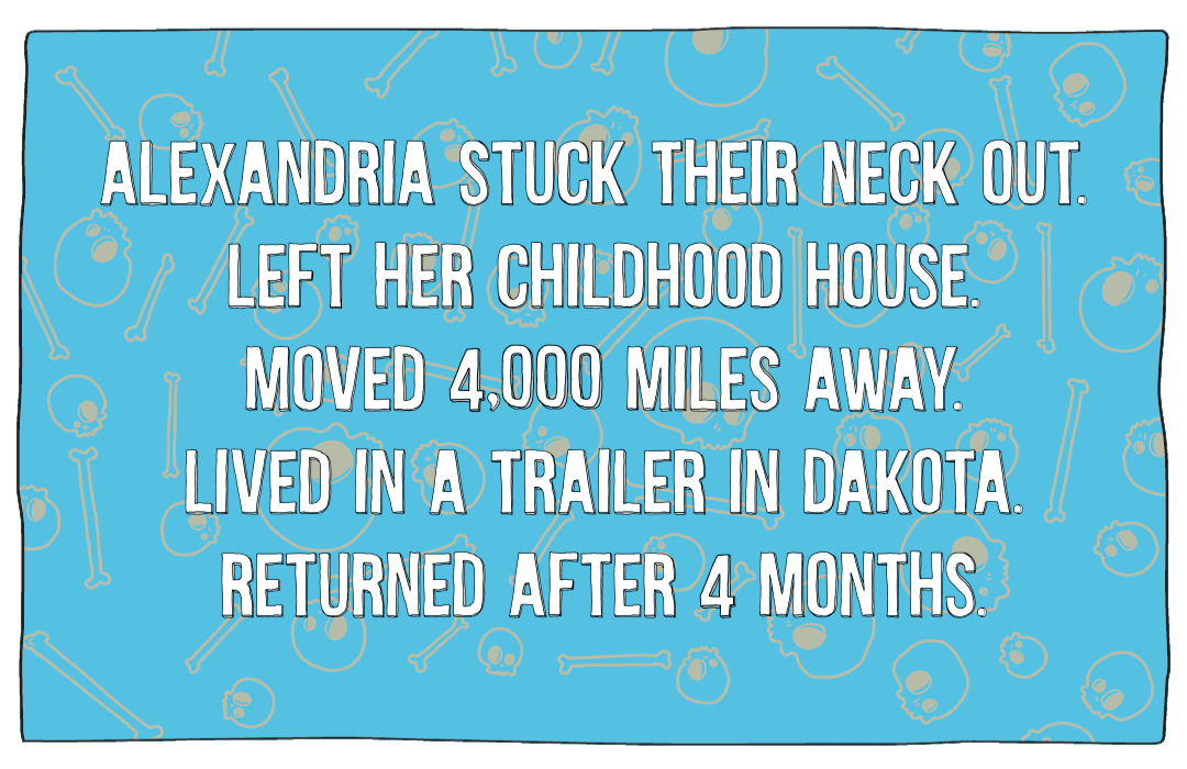 Alexandria Stuck Their Neck Out...
