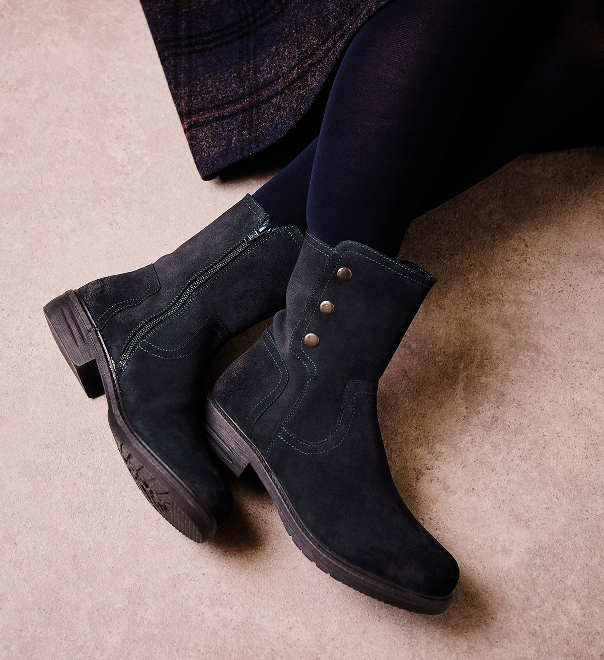 Essential Popper Ankle Boots