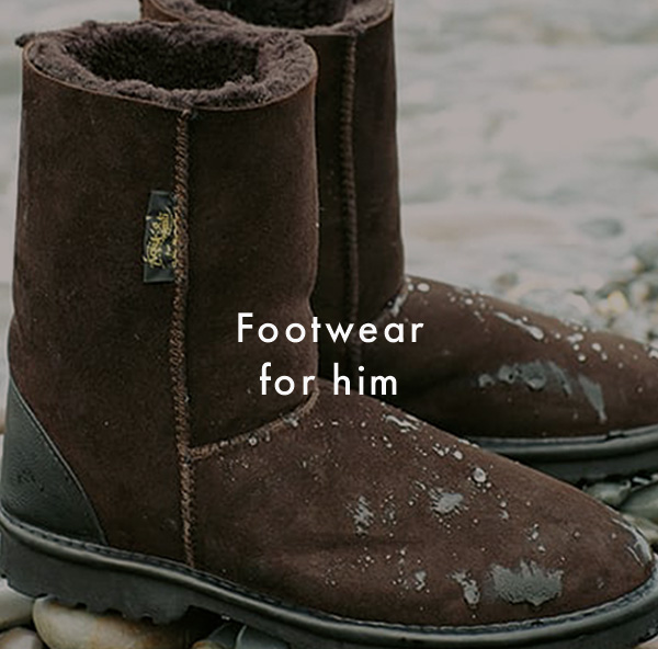 Footwear for him