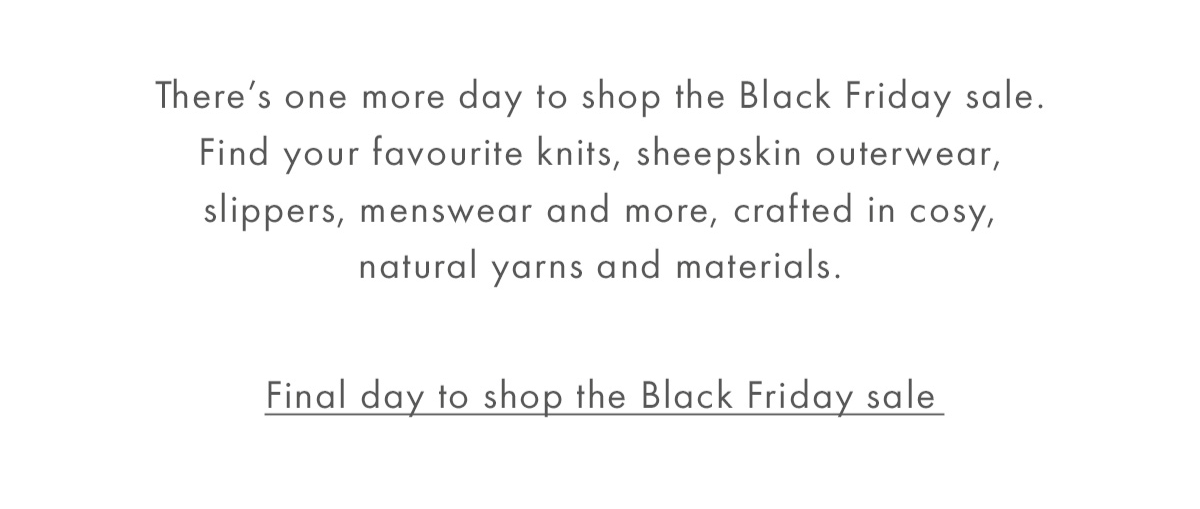 Final day to shop the Black Friday sale