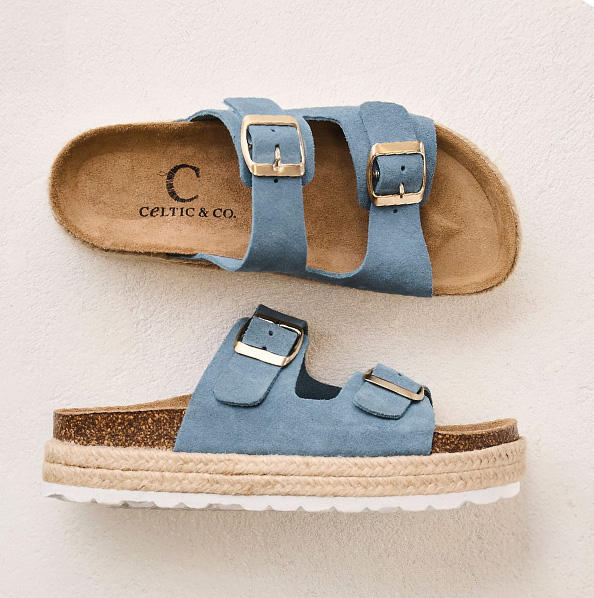 Double Buckle Sandals