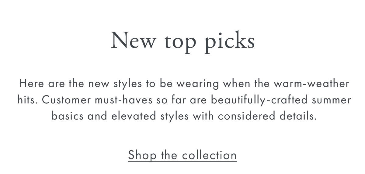 Top new picks