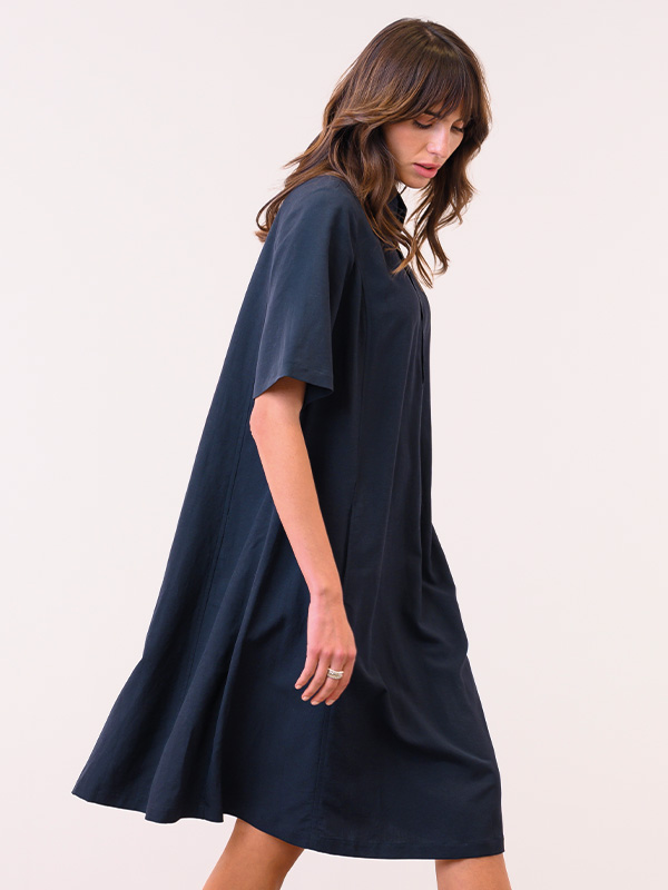 Short Sleeve Swing Dress
