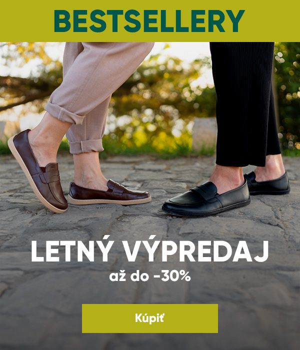 Jarný barefoot výpredaj bestsellery - Zľavy až do -40% - Nakupovať