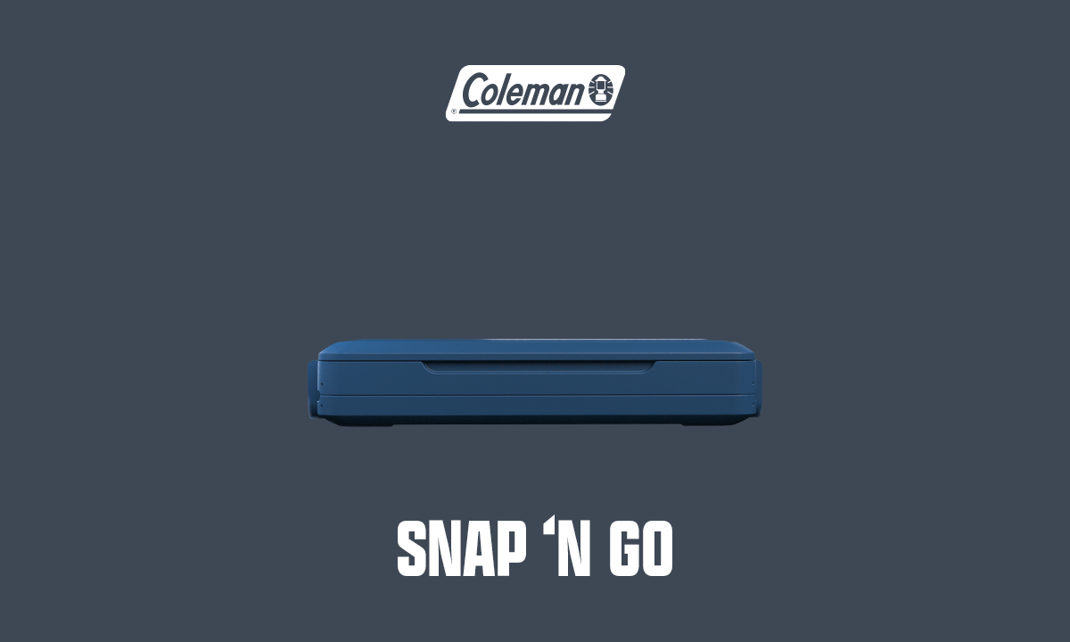 An animated image showing three different states of cooler.