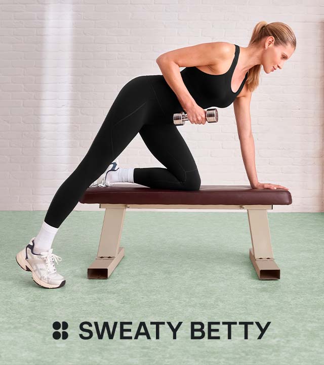 Woman exercising wearing Sweaty Betty