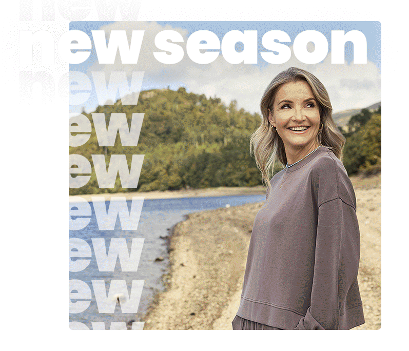 A carousel of images from the new Season collection 