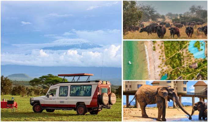 Kenya Safari & PrideInn Flamingo Beach Resort