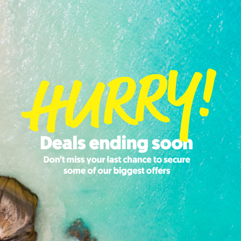 Hurry, deals ending soon