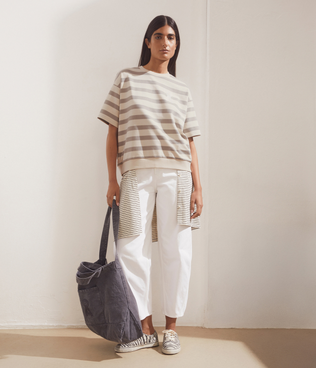 BAMIKAA GESTREIFTES SWEATSHIRT