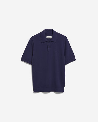 BOUCLE STRICKPOLOSHIRT