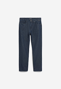 HERRINGBONE TAPERED JEANS
