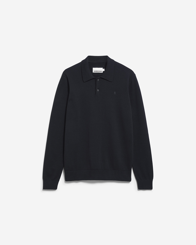 LONGSLEEVE KNIT POLOSHIRT