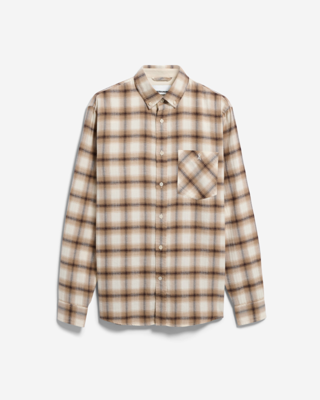 COTTON PLAID LONG SLEEVE SHIRT