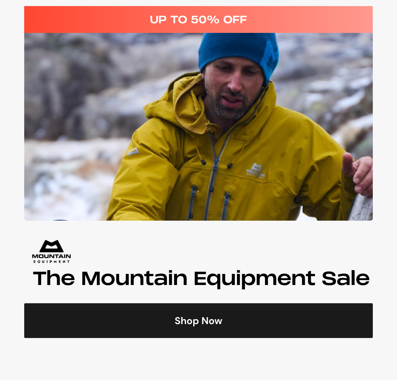 The Mountain Equipment Sale