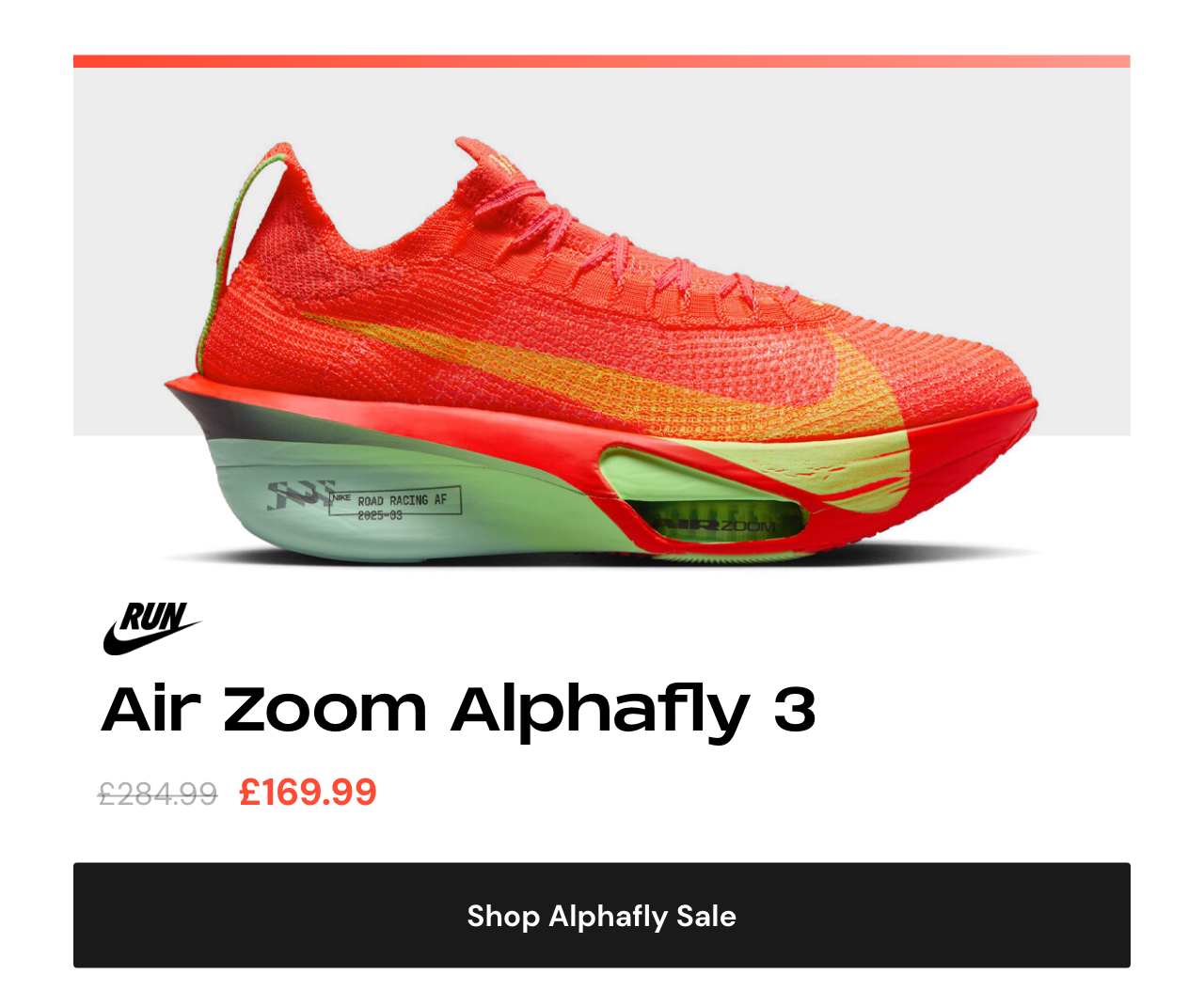 Nike Alphafly Sale