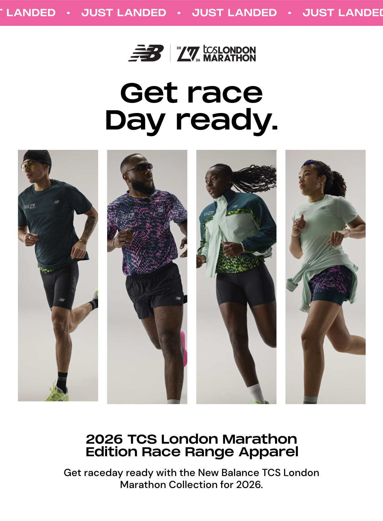 London Marathon Race Range Apparel