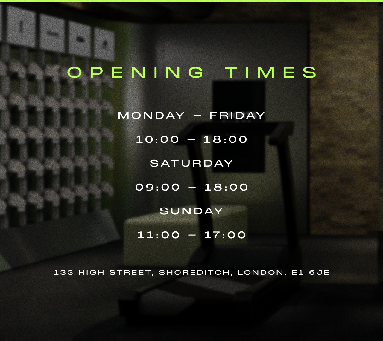 Opening Times